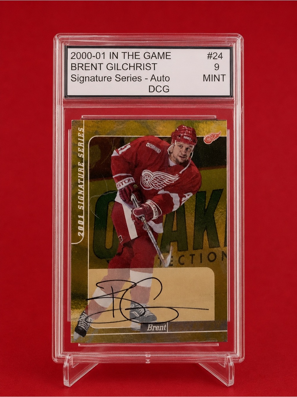 Autograph Brent Gilchrist Detroit Red Wings Trading Card -